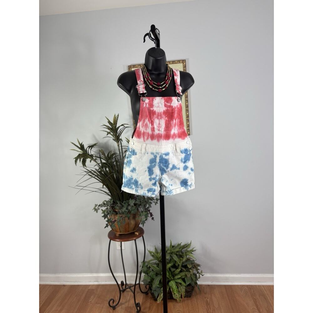 SO Junior Size 12 Romper Bib Shortalls Americana Denim 4 Pockets Designed K2k